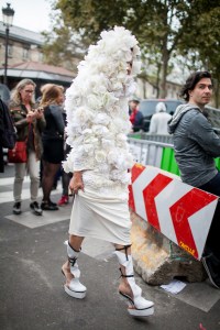 Street style at Paris Fashion Week Spring 2017