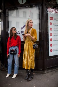 Street style at Paris Fashion Week Spring 2017