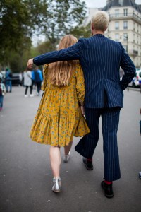 Street style at Paris Fashion Week Spring 2017