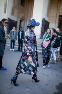 Street style at Paris Fashion Week Spring 2017