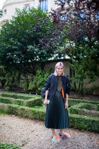 Street style at Paris Fashion Week Spring 2017