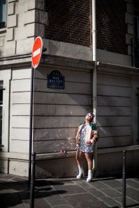Street style at Paris Fashion Week Spring 2017