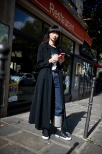 Street style at Paris Fashion Week Spring 2017