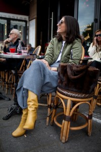 Street style at Paris Fashion Week Spring 2017