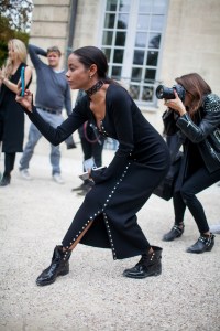 Street style at Paris Fashion Week Spring 2017