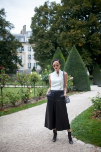 Street style at Paris Fashion Week Spring 2017