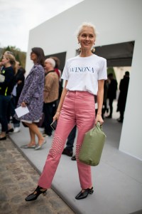 Street style at Paris Fashion Week Spring 2017
