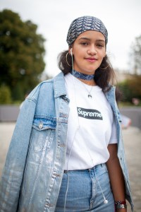 Street style at Paris Fashion Week Spring 2017
