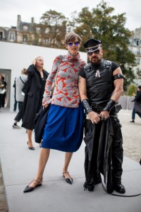 Street style at Paris Fashion Week Spring 2017