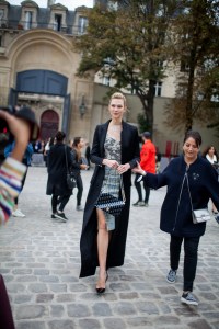 Street style at Paris Fashion Week Spring 2017