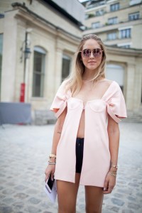 Street style at Paris Fashion Week Spring 2017
