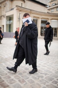 Street style at Paris Fashion Week Spring 2017