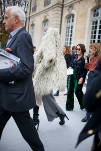 Street style at Paris Fashion Week Spring 2017