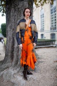 Street style at Paris Fashion Week Spring 2017
