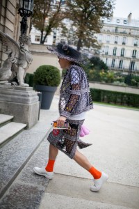Street style at Paris Fashion Week Spring 2017