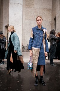 Street style at Paris Fashion Week Spring 2017