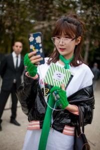Street style at Paris Fashion Week Spring 2017