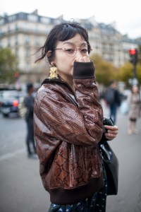 Street style at Paris Fashion Week Spring 2017