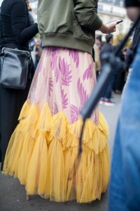 Street style at Paris Fashion Week Spring 2017