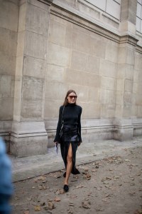 Street style at Paris Fashion Week Spring 2017
