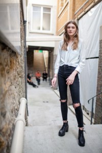 Street style at Paris Fashion Week Spring 2017