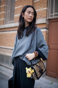 Street style at Paris Fashion Week Spring 2017