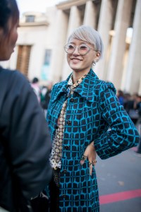 Street style at Paris Fashion Week Spring 2017