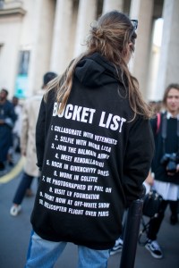 Street style at Paris Fashion Week Spring 2017