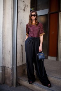 Street style at Paris Fashion Week Spring 2017