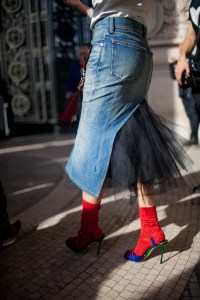 Street style at Paris Fashion Week Spring 2017