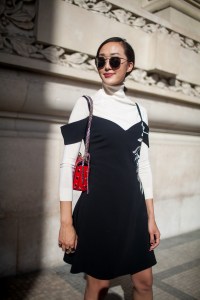 Street style at Paris Fashion Week Spring 2017