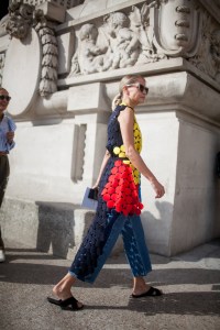 Street style at Paris Fashion Week Spring 2017