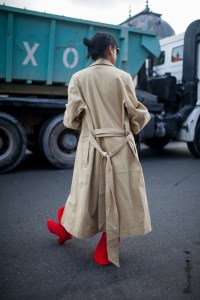 Street style at Paris Fashion Week Spring 2017