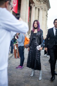 Street style at Paris Fashion Week Spring 2017