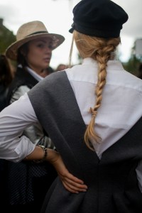 Street style at Paris Fashion Week Spring 2017