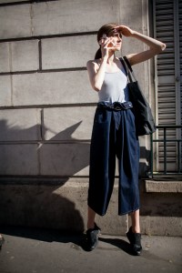 Street style at Paris Fashion Week Spring 2017