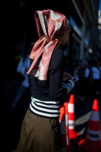 Street style at Paris Fashion Week Spring 2017