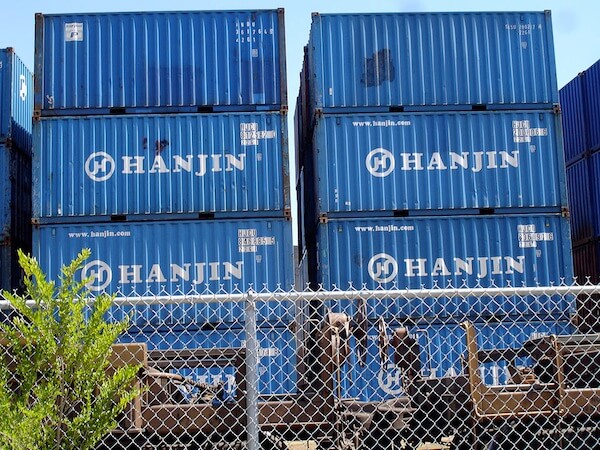 Heaps of Hanjin Containers Clog SoCal Docks
