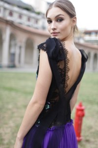 Backstage at Alberta Ferretti Spring 2017