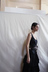 Backstage at Alberta Ferretti Spring 2017