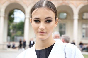 Backstage at Alberta Ferretti Spring 2017