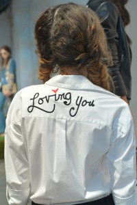Backstage at Alice + Olivia RTW Spring 2017