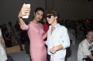 Priyanka Chopra front row at Altuzarra RTW Spring 2017