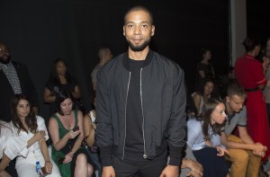 Jussie Smollett front row at Altuzarra RTW Spring 2017