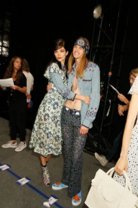 Backstage at Anna Sui RTW Spring 2017