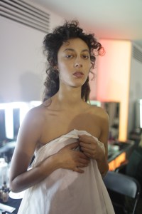 Backstage at Anne Sofie Madsen RTW Spring 2017