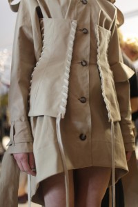 Backstage at Anne Sofie Madsen RTW Spring 2017