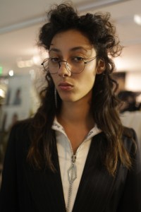 Backstage at Anne Sofie Madsen RTW Spring 2017