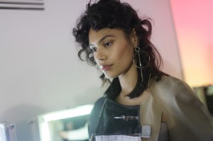 Backstage at Anne Sofie Madsen RTW Spring 2017