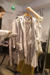 Backstage at Anne Sofie Madsen RTW Spring 2017
